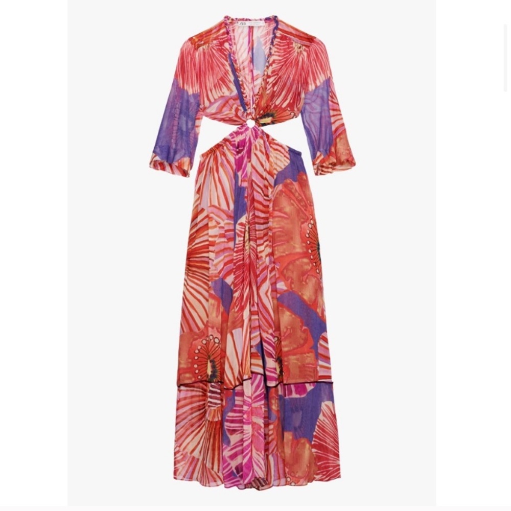 RARE!! GORGEOUS ZARA LIMITED EDITION Cut Out Dress - Picture 12 of 12